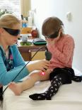 Prvý detský pacient na laserovom ošetrení